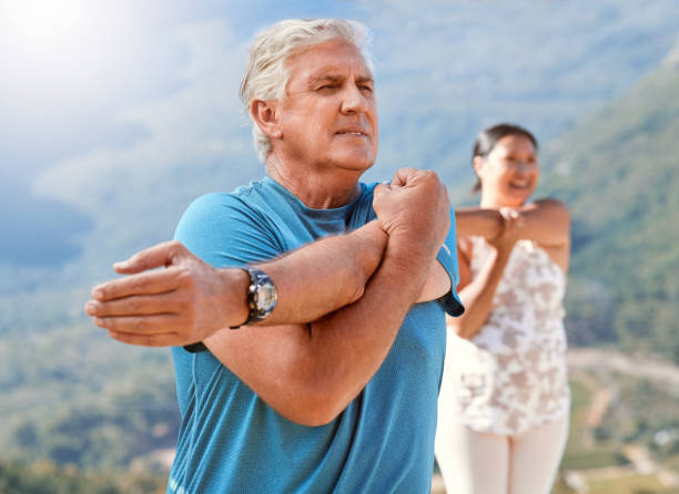 Gentle stretching to release physical tension